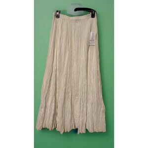 Jessica‎ London Cotton White Flowy Skirt Women’s Size 12W